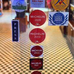 This restaurant is well familiar to Michelin.