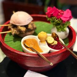 Paul's beef satay appetizer