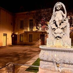 der obligatorische Nachtspaziergang in Givry
