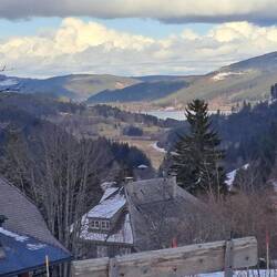 In der Ferne sieht man den Titisee