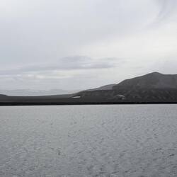 Inside the caldera. Saw penguins at the top