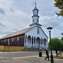 Stadtkirche, wie alles hier aus Holz