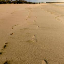 Mein Spuren im Sand...