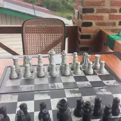 Vue du restau de l'hôtel