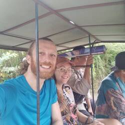 Tuk tuk to hike start-point