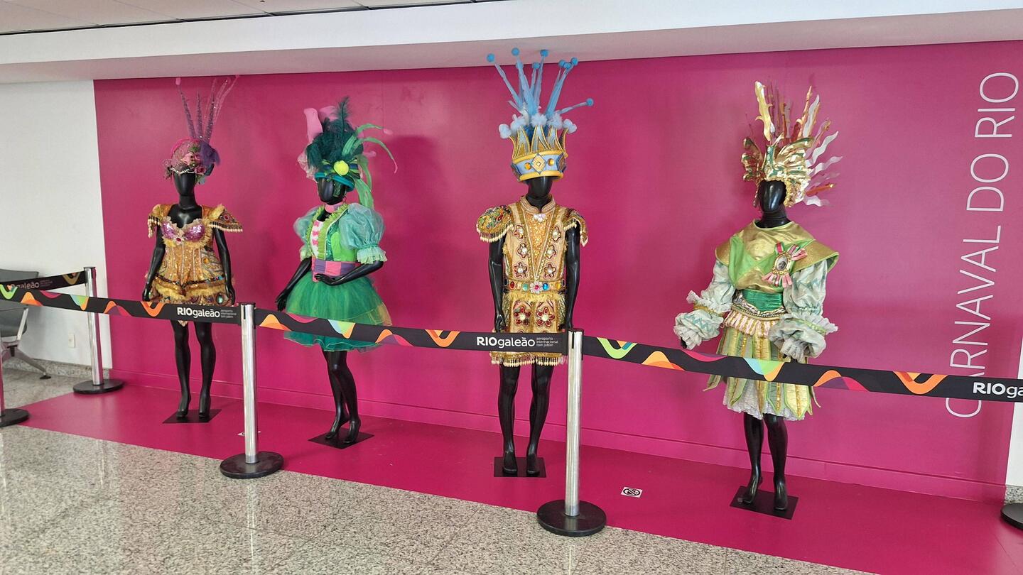 Well these aren't the sorts of carnival costumes I was expecting, far too much material!!