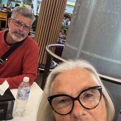Waiting at the Santiago airport