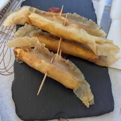 2. Vorspeise Ziegenkäse im Blätterteig