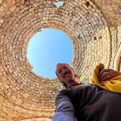 Tolles Gebäude, in das man eigentlich nicht eintreten darf, ups.