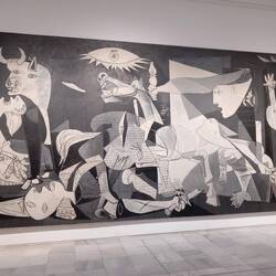 Guernica de Picasso. L'horreur de la guerre..