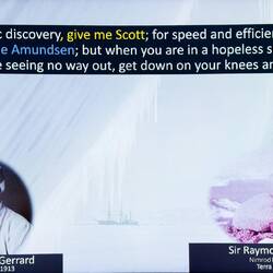 A quote about the three explorers whose names are associated with the Heroic Age of Exploration.