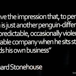 Yes, penguins tolerate humans well ... but we do need to keep our distance from them.