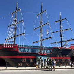 Pirate ship at Souvenir City.