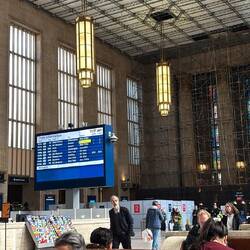 Back at the Philly Amtrak Station