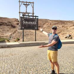 At Salinas, the former 19th century salt farm