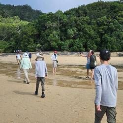 Coming ashore at Lokobe Nature Preserve