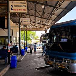 Busbahnhof in Thakhek.