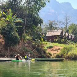 Und den Fluss per Kayak erobern