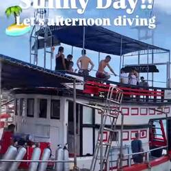 Oises Boot - Mir sind obedruf ☺️😎