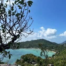 Am Nami denn na Koh Tao erkundet ☺️ Das isch z Oberst uf em Viewpoint 🔝⛰️😍