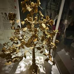 Beautiful gold tree sculpture in National Museum