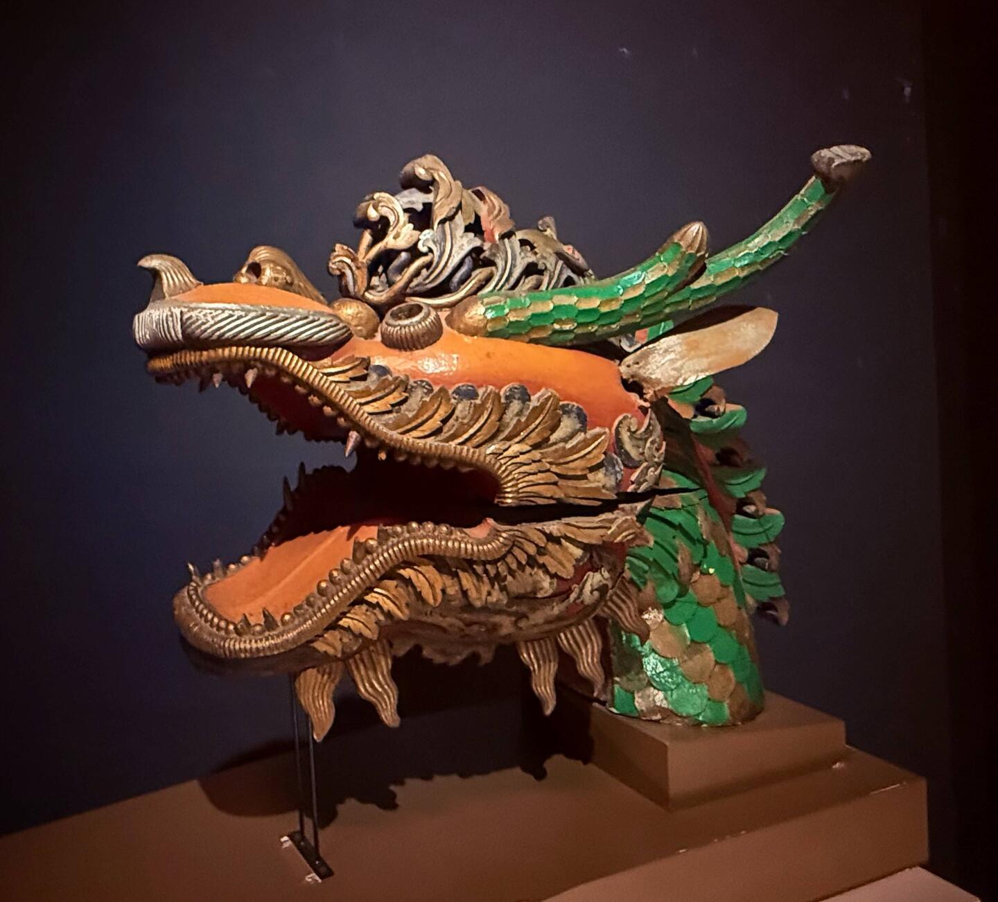Colorful dragon in Malaysian National Museum