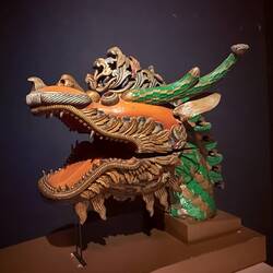 Colorful dragon in Malaysian National Museum