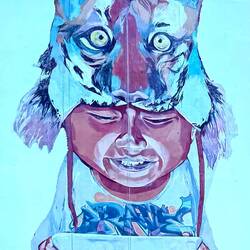 Great street art mural