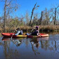 Linda & Melanie in action