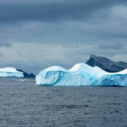 Icebergs at South Georgia Island.