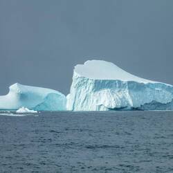 Icebergs at South Georgia Island.