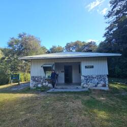 Arrivés a Brown Hut ! Fin de la rando :)