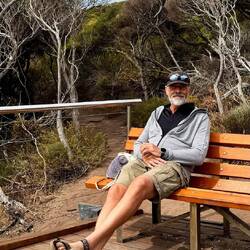 Zufriedener Vaddi nach Schnorchelung