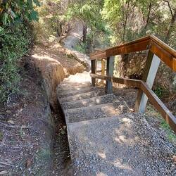 A little more 'hiking' to get back to the unit.