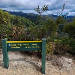 Almost there...the paths are all nicely marked.