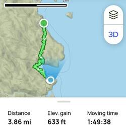 Today's hike details