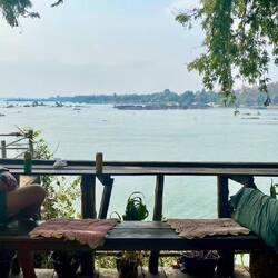 Blick nach Kambodscha