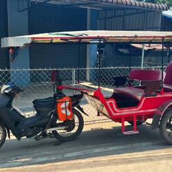 Roller als Sattelschlepper - sehr kreativ