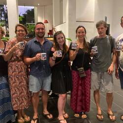 Unsere dufte Reisegruppe: Iris, Melanie, Philipp, Janina, Susi, Flo, André 😃