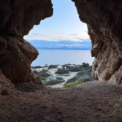 Die Höhle auf dem Rückweg