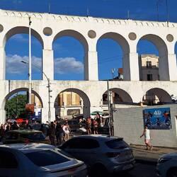 An 18th aqueduct, now used for trains.