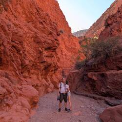 Und dann gibt es statt dem Gipfel Bussi eben ein Canyon Bussi!