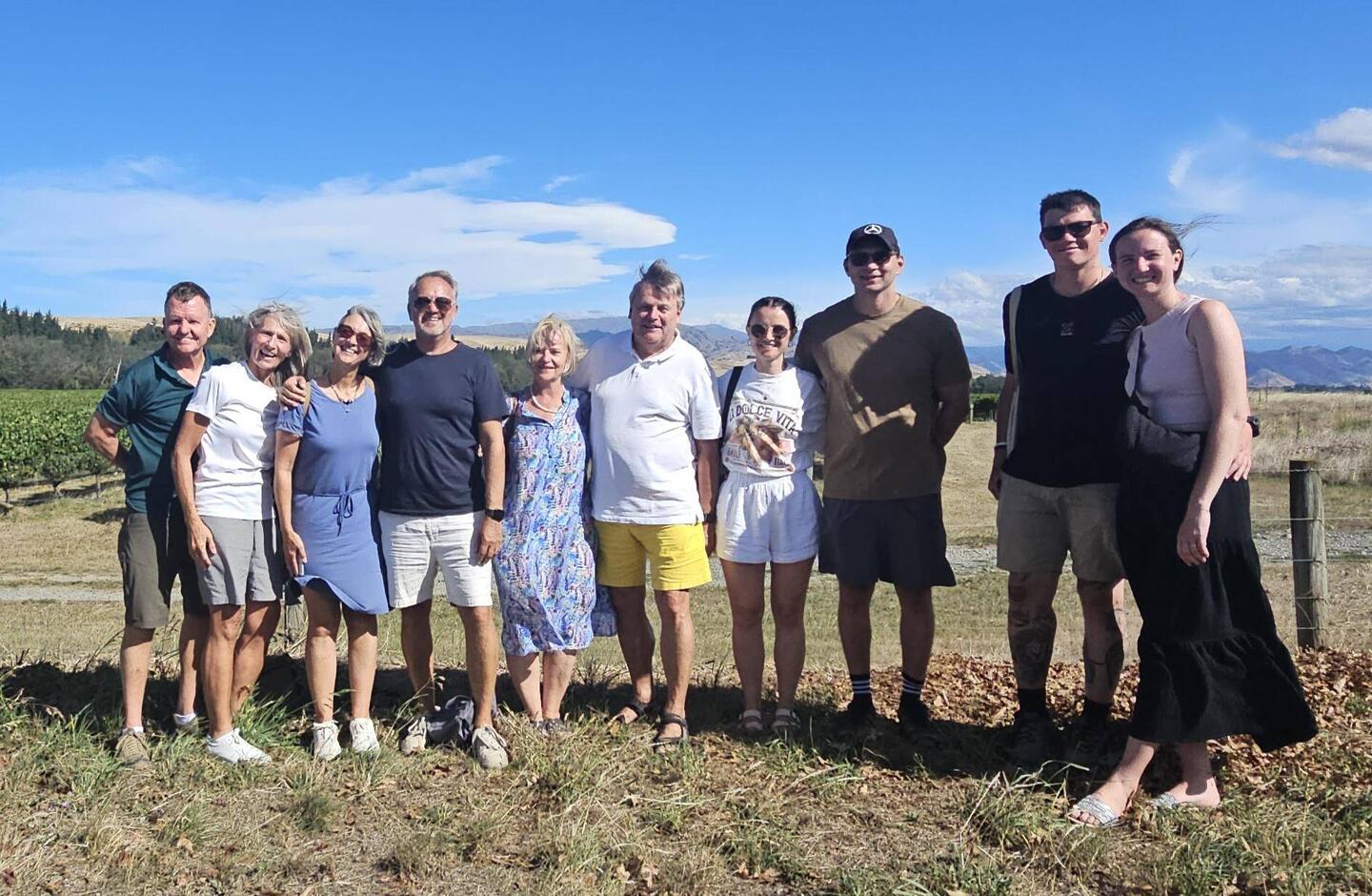 Our fellow wine tasters
