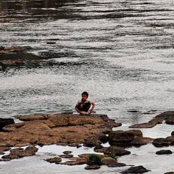 ... und es wird am Fluss gespielt, ...