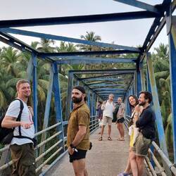 Auf dem Weg zu einer kleinen Insel.