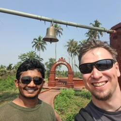 Sightseeing aufm Scooter mit Zahid.