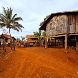 Filigrane Konstruktion mit den schwebenden Stützen.