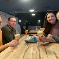 Der wohlverdiente Apero, um auch innerlich wieder aufzuwärmen😅