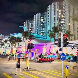 100 m entfernt von meinem Hotel dachte ich, dass ich irgendetwas geraucht hätte...