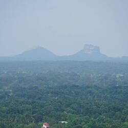 Sigiriya rock in the distance.... Our first objective tomorrow!